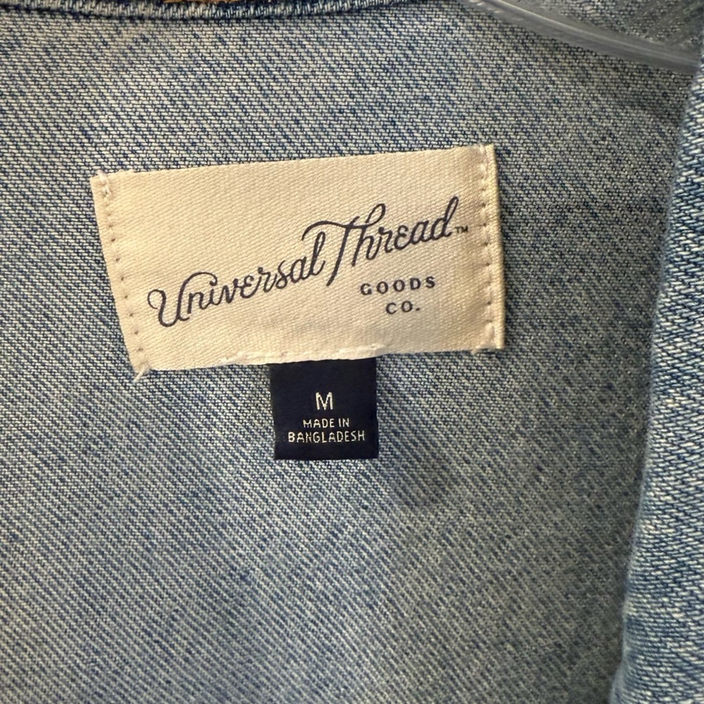 Universal Thread Blue Studded Jean Jacket - image 2